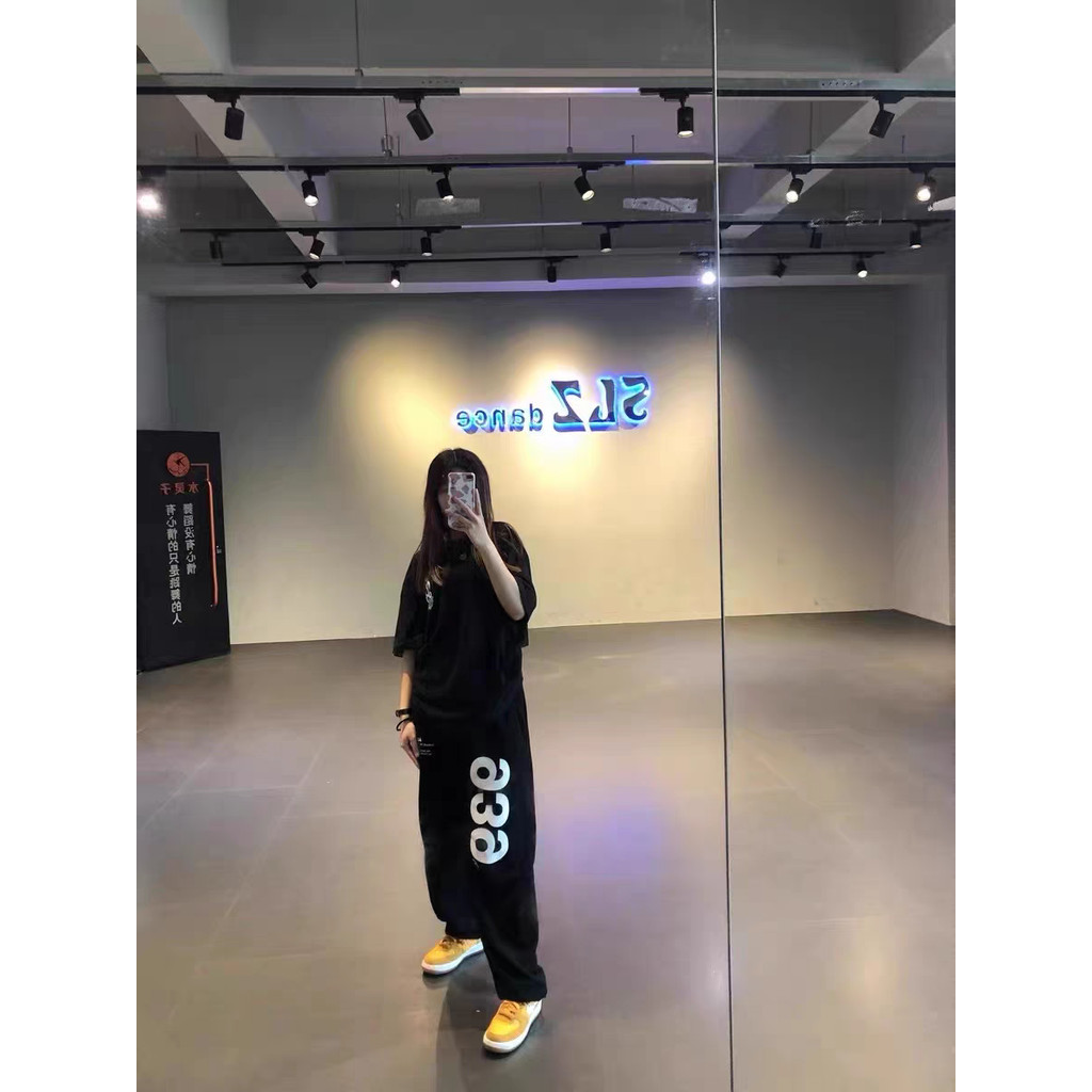 เกาหลีเกาหลี 939 กางเกงกีฬาลําลอง Street Dance กางเกง Hip Hop Jazz Dance Sweatpants ins อินเทรนด์