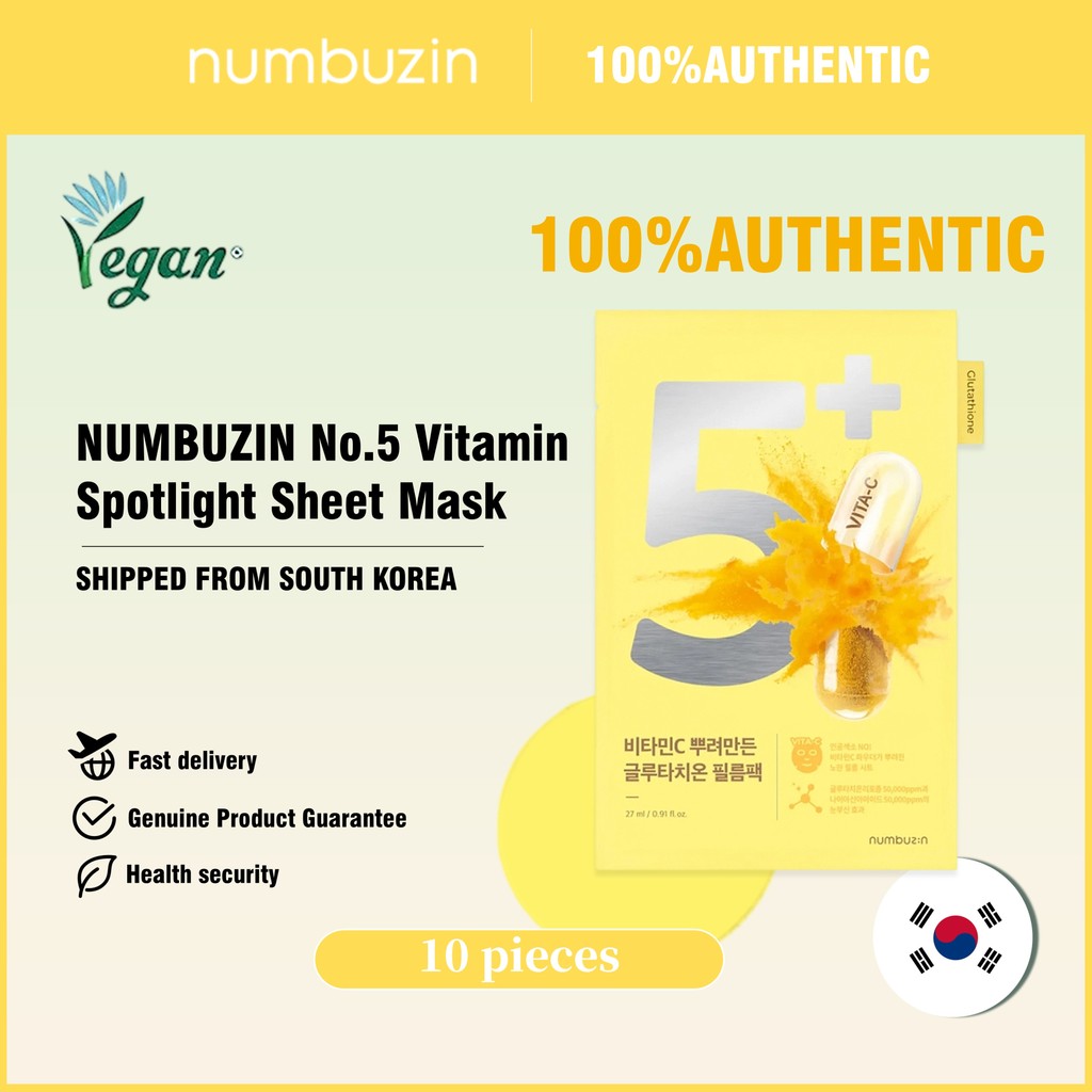 [NUMBUZIN] No.5 Vitamin Spotlight Mask pack 10p