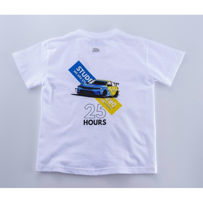 ผู้ชายและผู้หญิง SPOON Sports FL5 Type-R 25Hrs Challenge x STUDENT Driver เสื้อยืด XS-3XL