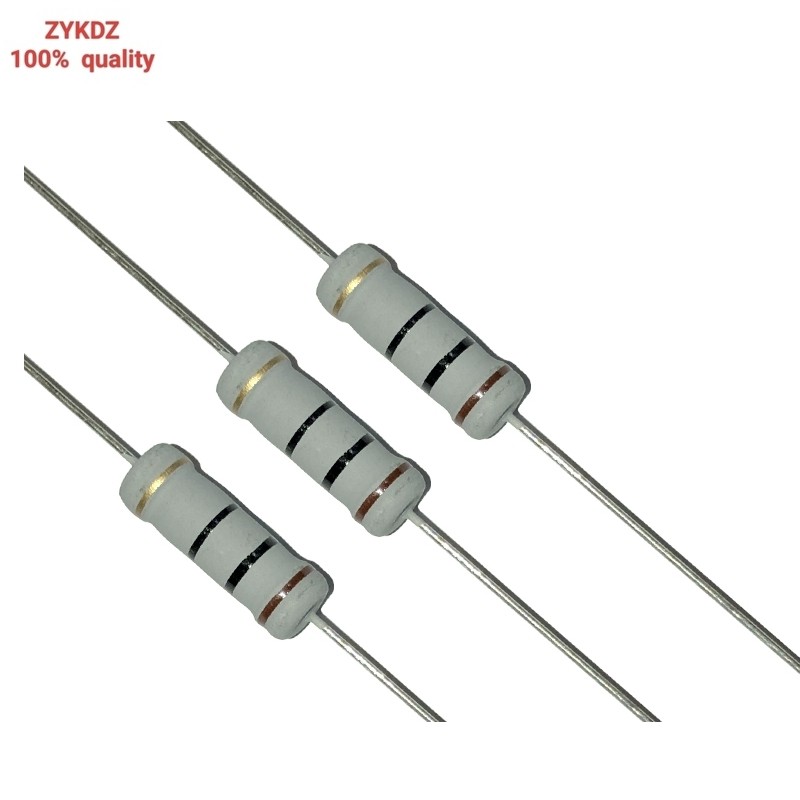 100pcs 2w 22r Ohm Carbon Film Resistor 2w22 ohm 2W22R แหวนสีตัวต้านทาน 2W4.7K 2W120R