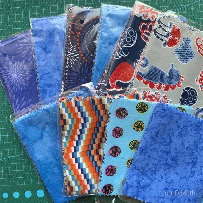 ชุดปักผ้าหั่นขนาดเล็ก สไตล์_patchwork_ดอกไม้ พร้อมวัสดุครบเซ็ต HO2S