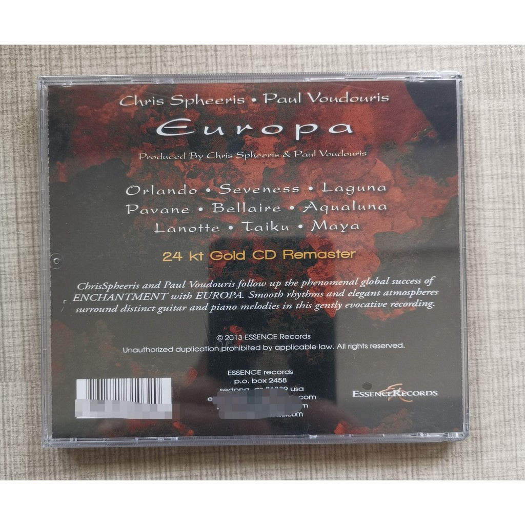 แนะนําแผ่นวันไข้กีต้าร์ Dream Back to EUROPA EUROPA Chris 24K GOLD GOLD Disc CD