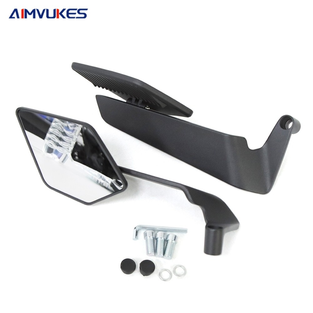 กระจก Rizoma SM1 - Stealth Naked Max สําหรับ SH / Vespa / PG1 / XSR / CB / Z1000 / Duke 790 / Ducati