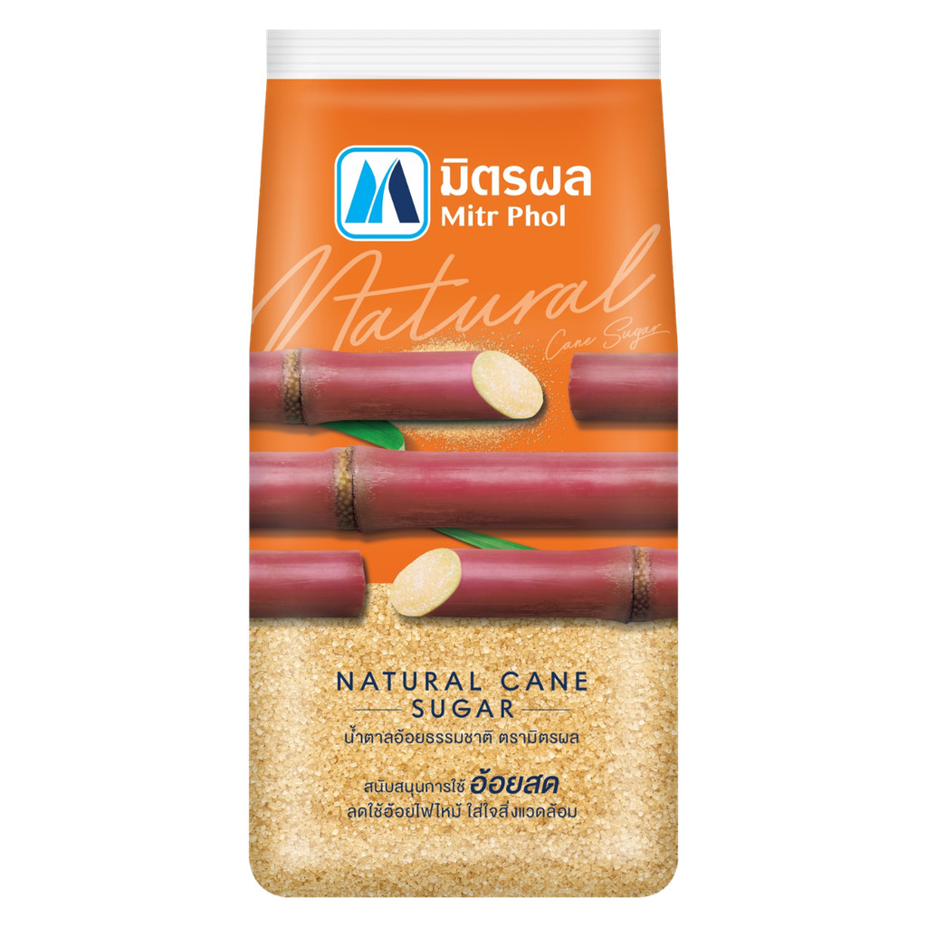 มิตรผล น้ำตาลอ้อยธรรมชาติ ขนาด 1 กก./แพ็ก CANE SUGAR 1 KG/PACK