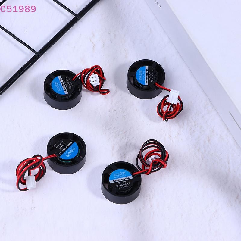[kaan] Mini 2510 25*10 มม.DC 5V 9V 12V 24V รอบ 2-Pin Cooler Brushless Chipset ฮีทซิงค์ Mute Mini Not