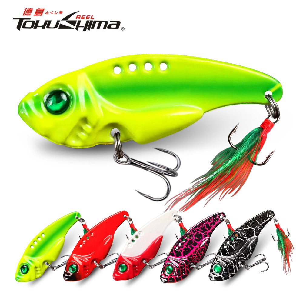VIB Fishing Lure 3D Eyes แบบทุ่มน้ำหนักแข็ง - เหมาะสำหรับการตกปลาในน้ำจืดและน้ำเค็ม (พร้อมน้ำหนักให้เลือก)