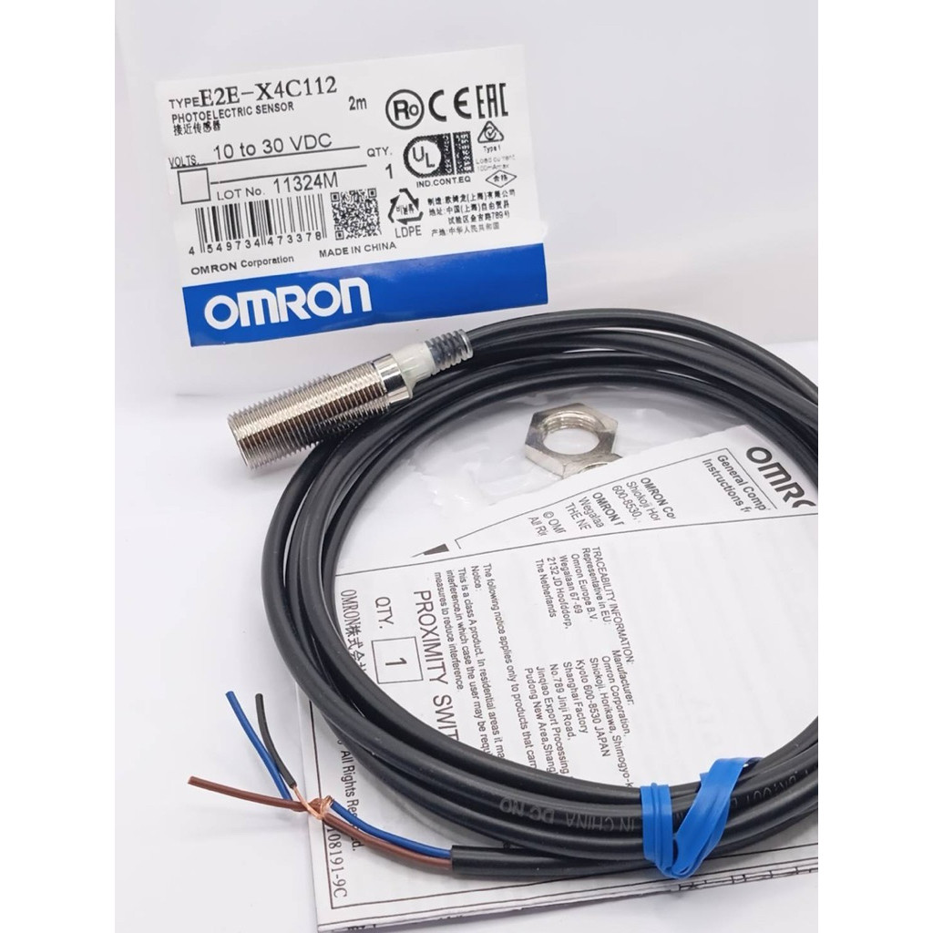ออกบิลได้ E2E-X4C112 TYPEE2E-X4C112 PHOTOELECTRIC SENSOR 10 to 30 VDC พร้อมจัดส่งทักเชท