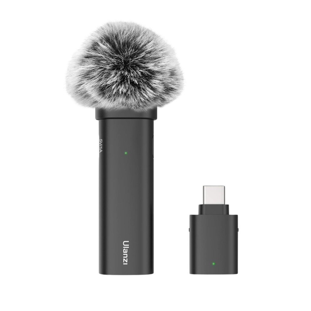 Ulanzi WM10 Wireless Clip-on Microphone ไมค์ไร้สาย ไมค์มือถือ หนีบปกเสื้อ บันทึกวิดีโอ ถ่าย Vlog