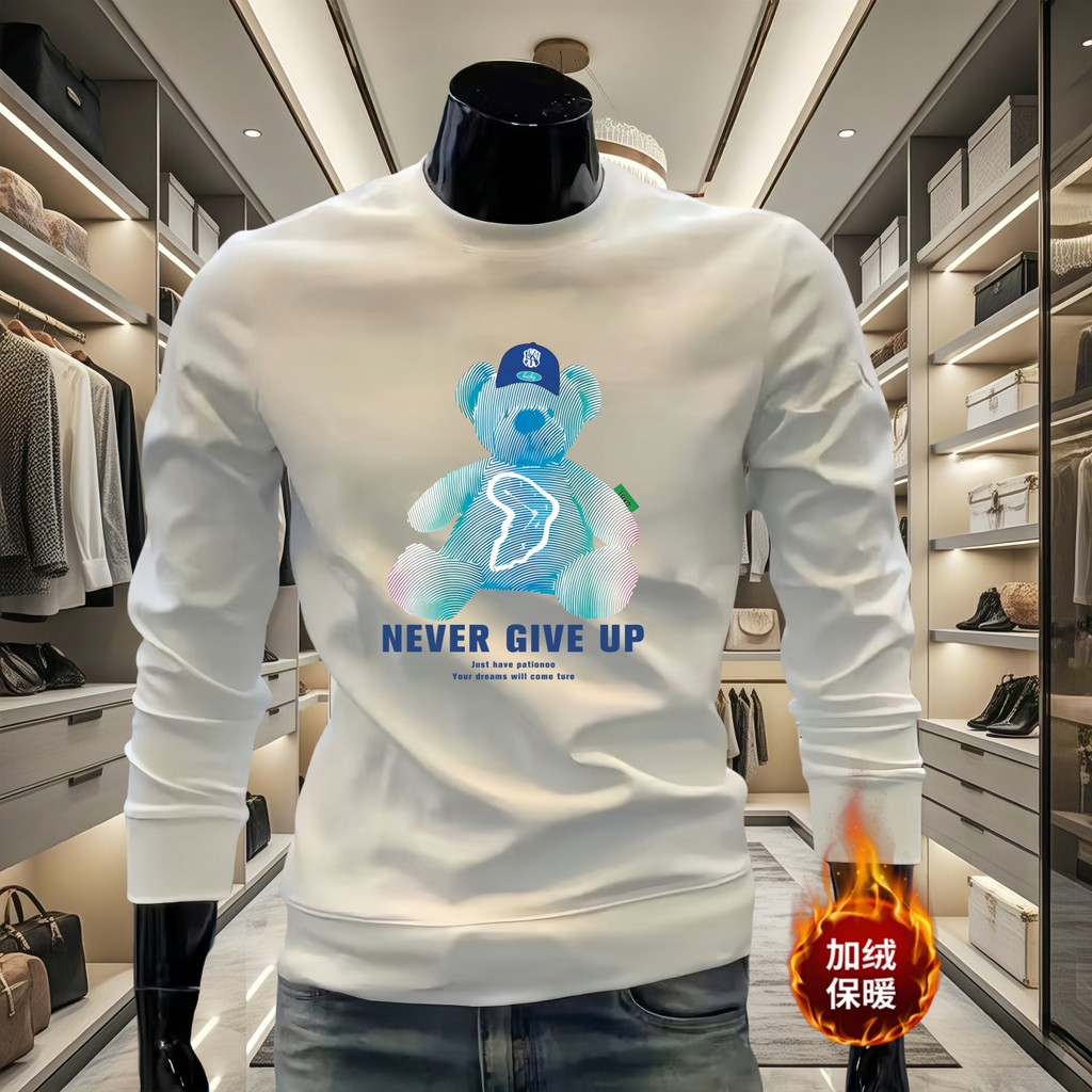 COD 2025WJ668 Fleece Lined Cotton White P22 Colorful P23 M-5XL New 23 I2HD