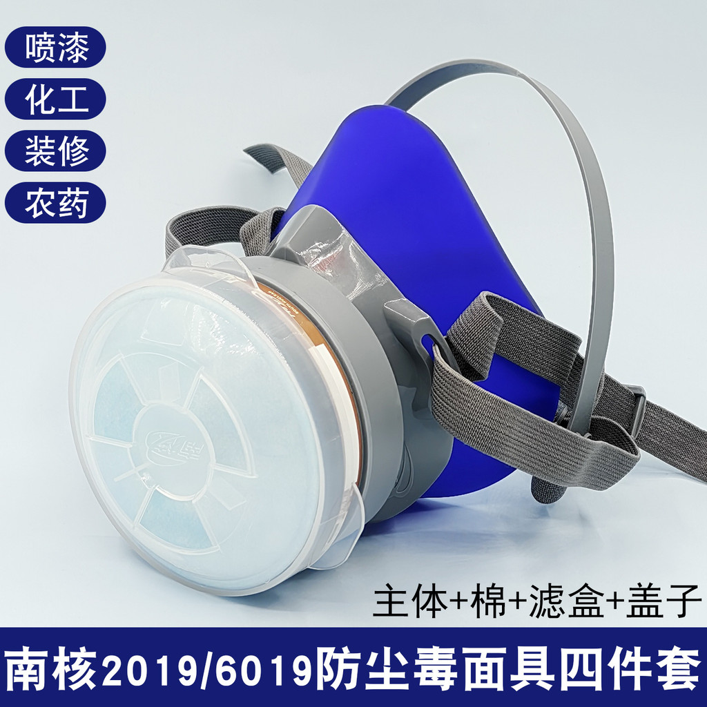 South Core 219/619 Anti-dust Poison Four-Piece Set Spray Paint Mask Chemical Odor Activated Carbon N