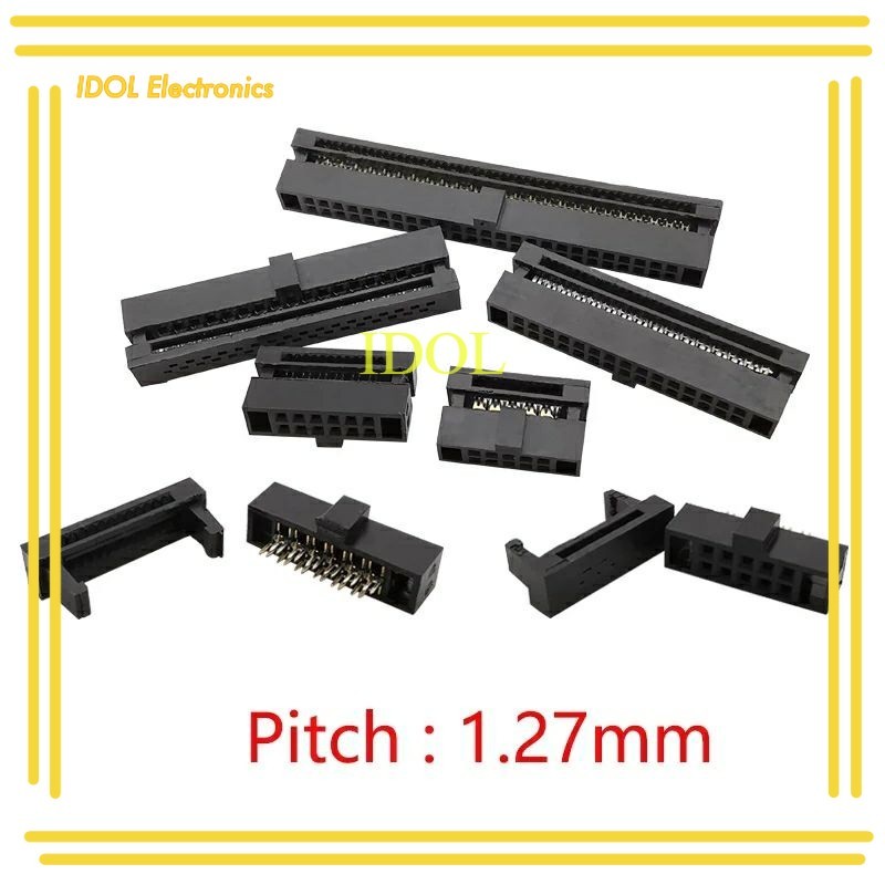 2.54Mm Pitch FC-6P FC-10P FC-20P FC-50P หญิงหัวซ็อกเก็ต IDC Connector สินค้าพร้อมส่ง  ส่งของทุกวัน