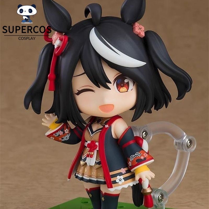 Uma Musume Pretty Derby Kitasan Black Nendoroid Action Figure ของเล่นโมเดลขนาดเล็กตกแต่ง