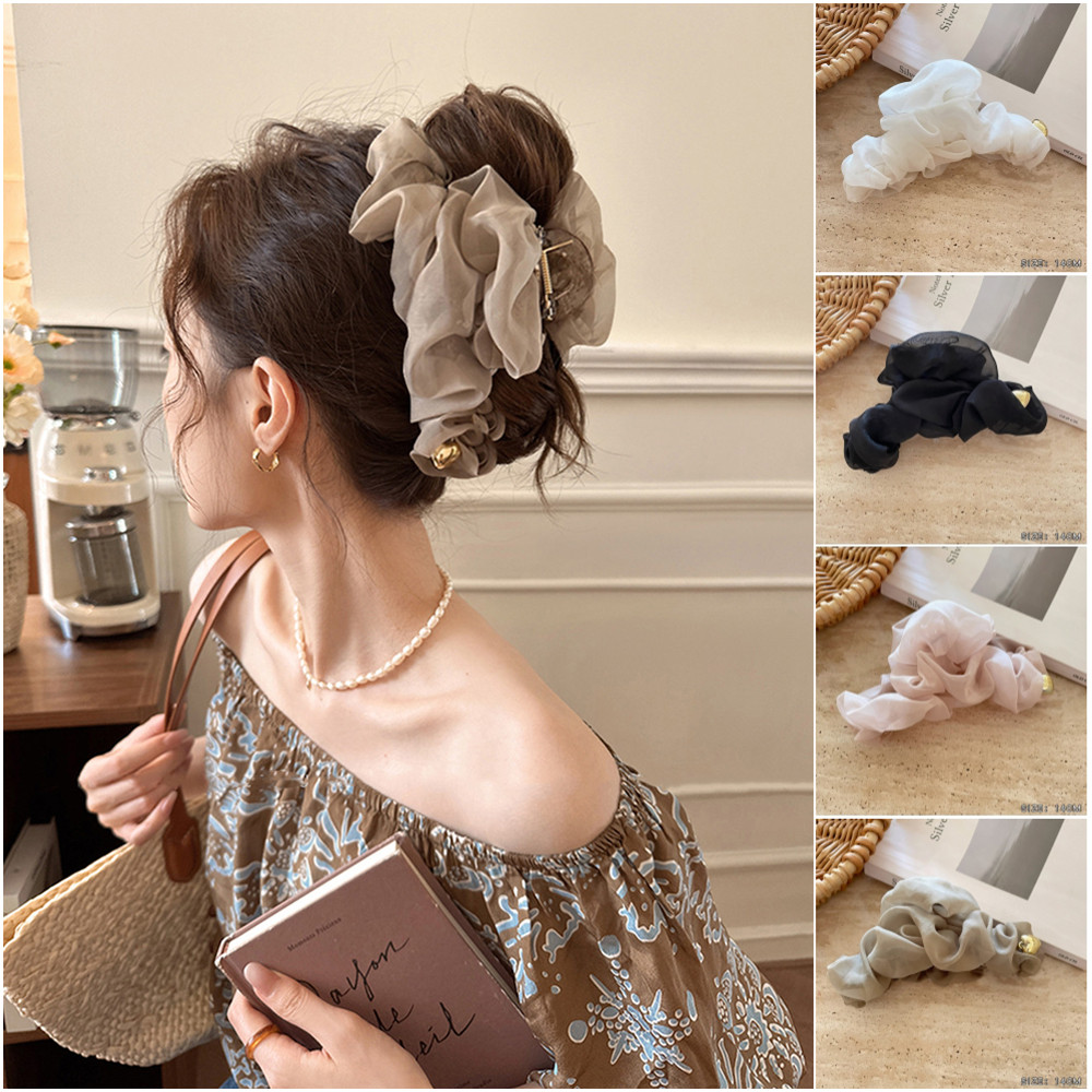 Claw Clip ทูลล์สำหรับผมบัน แบบเรื่องรัด เหมาะสำหรับฤดูร้อน ขนาดเล็ก สวยงาม สำหรับผู้หญิง ขายเป็นเซต 1/2/4 ชิ้น