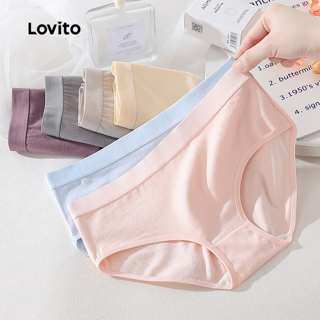 (NEW) Lovito กางเกงในแบบสบาย LNE117252