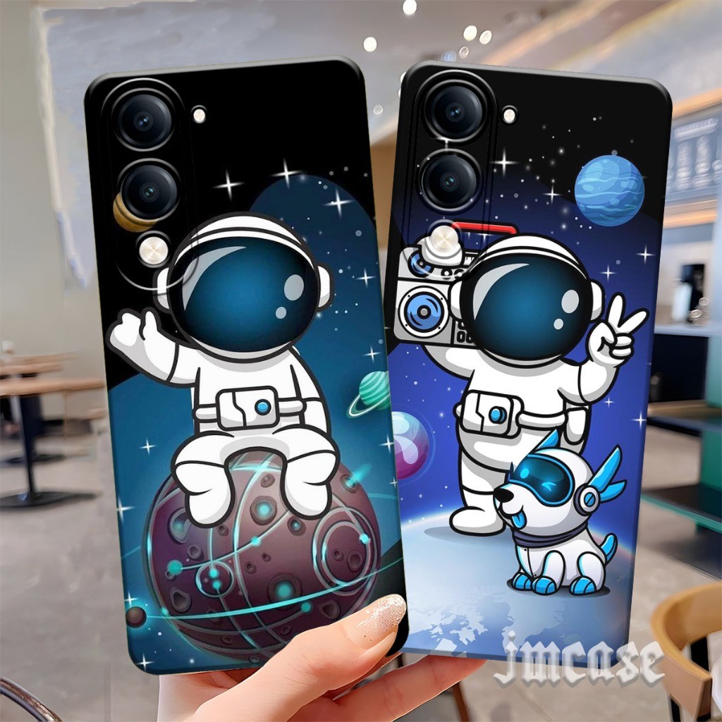 SOFTCASE VIVO Y19S GT 5G / VIVO Y04 / VIVO Y29S Cool Astronaut Motif - เคส Vivo - เคสล่าสุด [SP06]