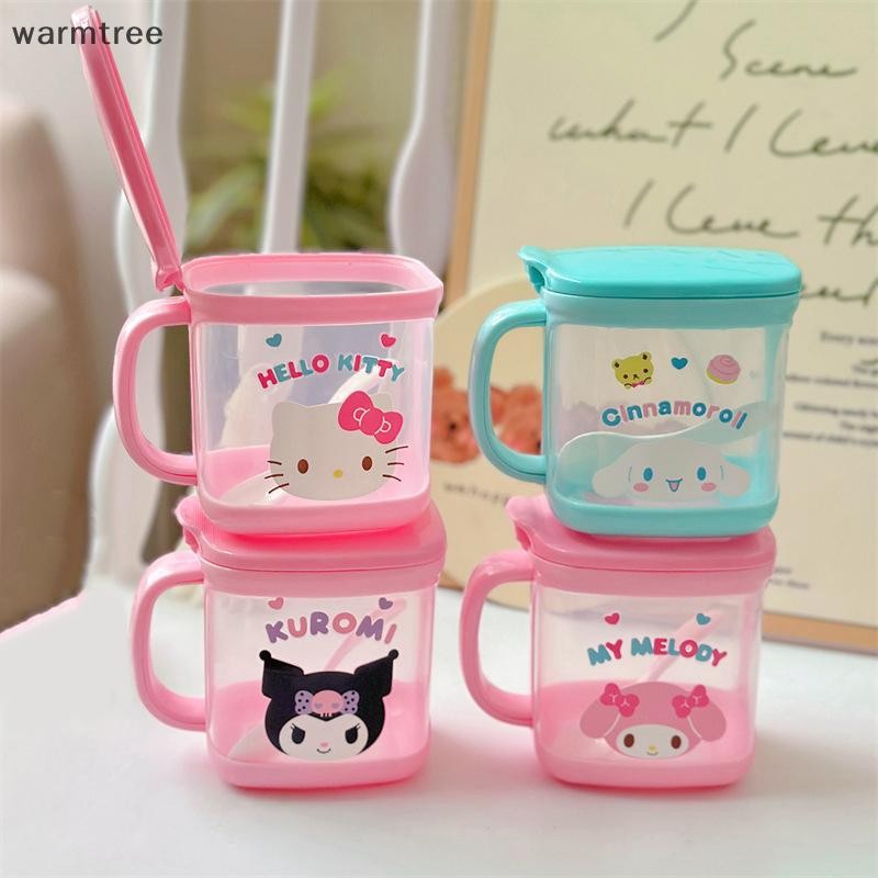 Warmtree Sanrio Hello Kitty เครื่องปรุงรสครัวกล่อง Kuromi Melody Cinnamoroll Msg เกลือน้ําตาล Jar ใน