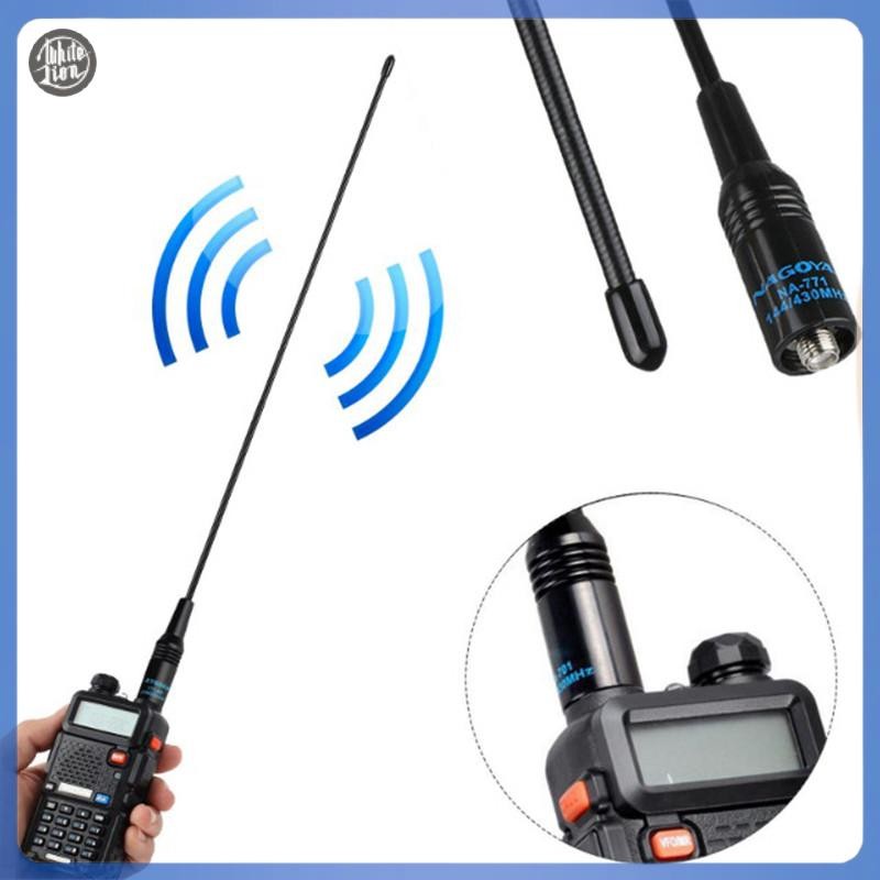 WL| NA-771 SMA-F Dual Band เสาอากาศวิทยุกําลังสูงสําหรับ BaoFeng UV-5R Kenwood ใหม่