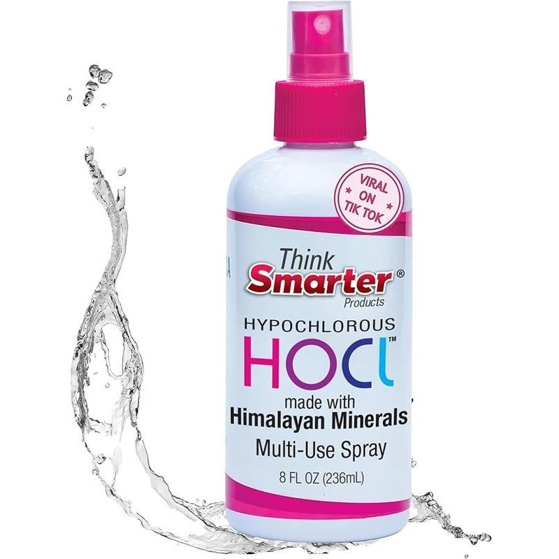 Think arter Products 8oz HOCl - Hypochlorous Spray | Multi-Use Spray - Made with Himalayan Minerals