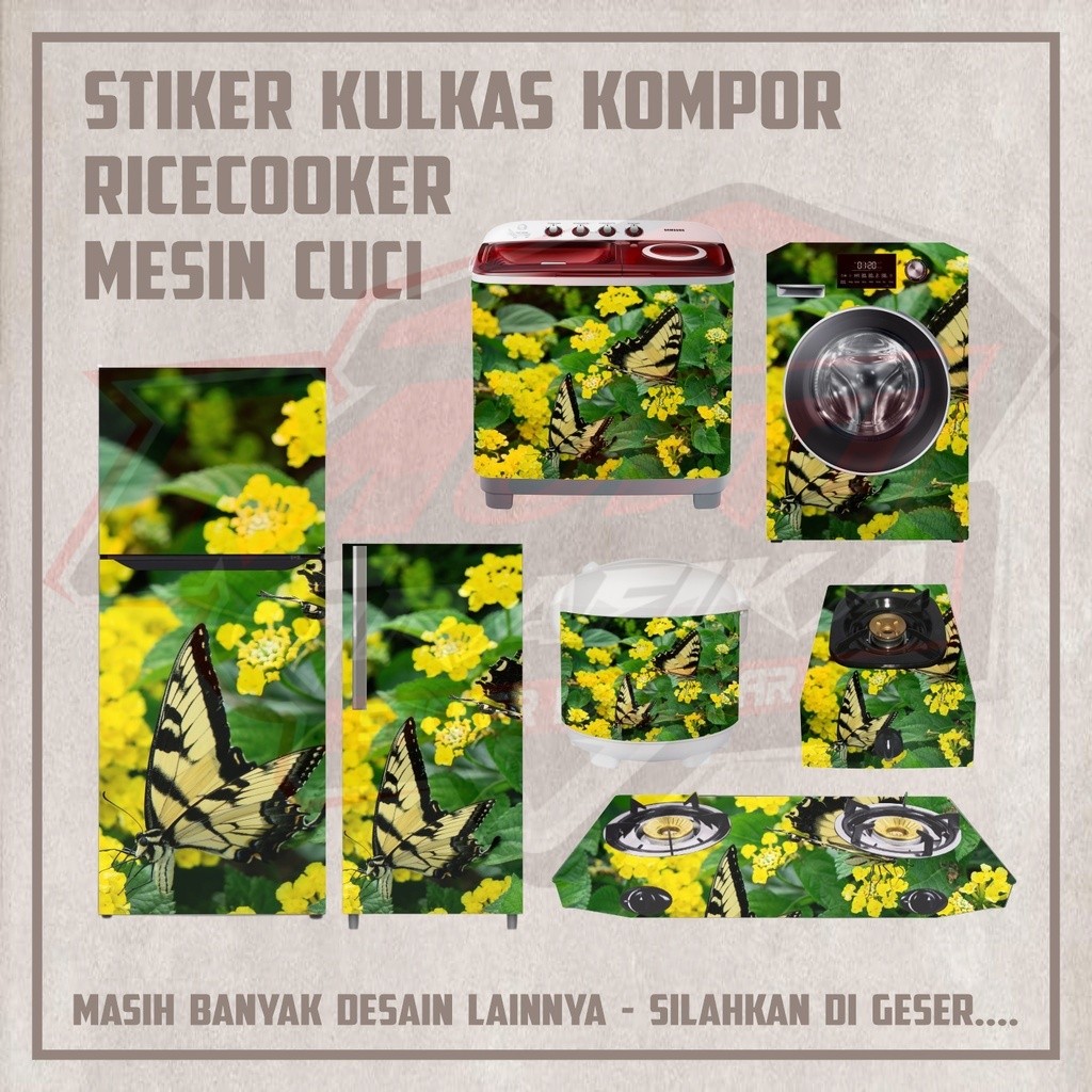 MATA MESIN หลายสติกเกอร์ตกแต่งเตาตู้เย็น 1 2 ประตูหม้อหุงข้าวตา CuCi เครื่อง