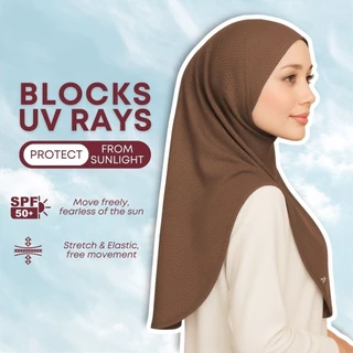 ZOE ARISAH Avila Sevira Tudung Sar Sukan Sport Hijab Instant Premium โพลีเอสเตอร์ Muslimah Wanita Quick Dry ZOE ARISSA