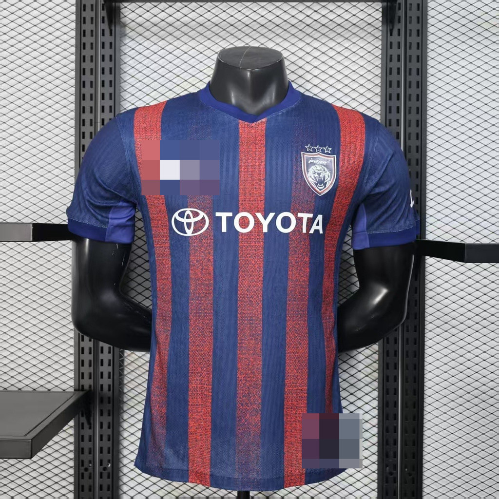 เสื้อฟุตบอล Johor Darul Ta'zim FC ปี 2025-26 - ปรินต์ชื่อและเลขที่กำหนดเอง ผ้าคุณภาพเยี่ยม ไซส์ S-2X