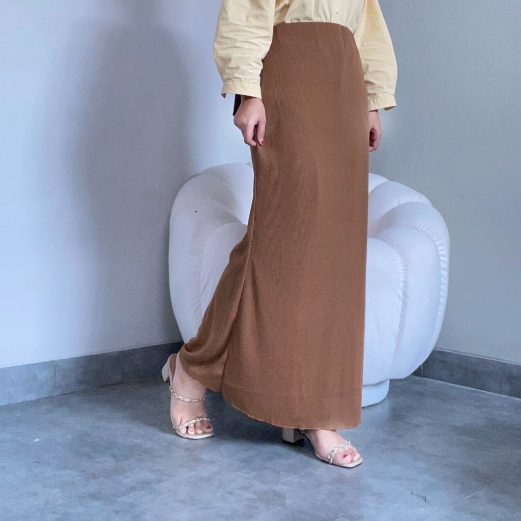 Tifani - Yejin Skirt ถักกระโปรงถักนางเงือกลําลองกระโปรงทํางานนางเงือก