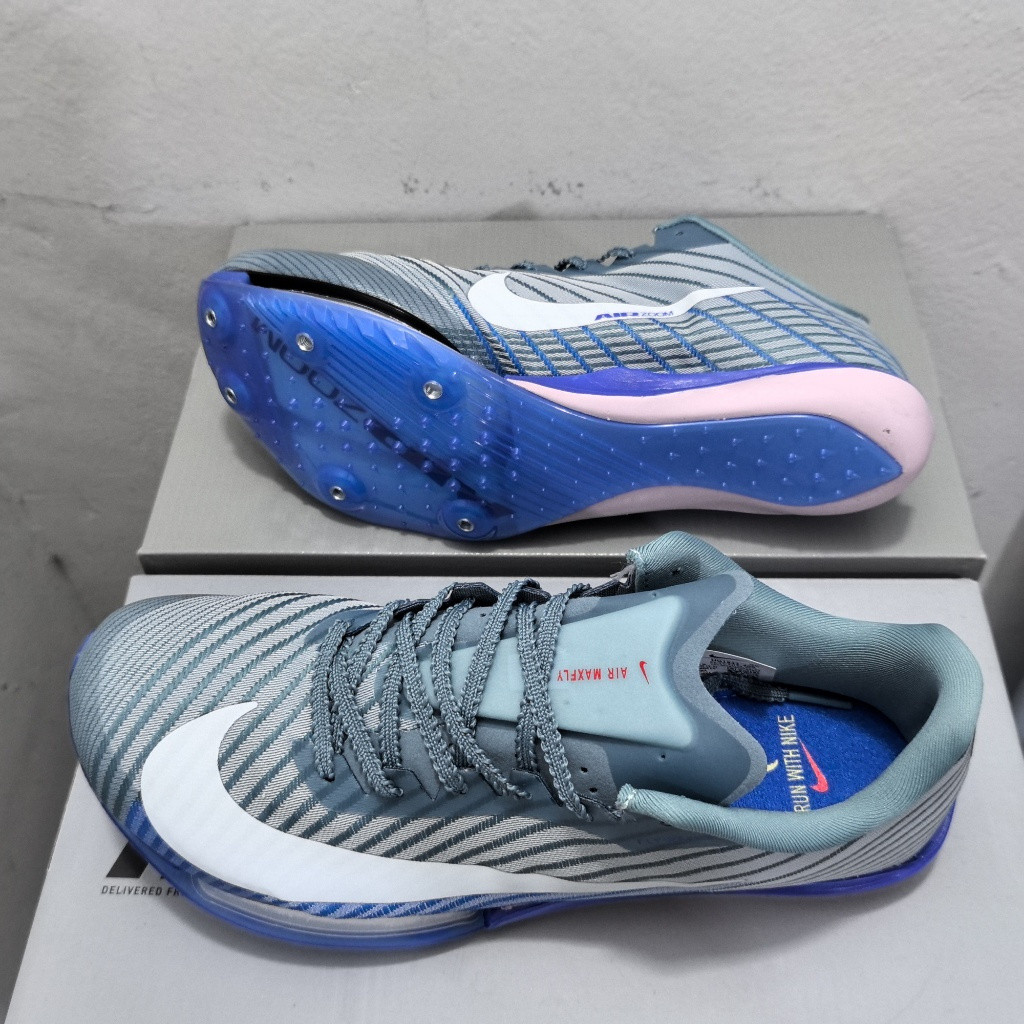 รองเท้า Air Zoom Maxfly 2 ไซส์: 35-45 เอเชีย สำหรับการแข่งขัน พกพาได้ง่าย และระบายอากาศดี