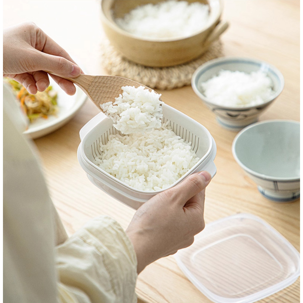 Omocha - Rice steamer box กล่องอุ่นนึ่งข้าวสวย กล่องข้าวแช่แข็ง และเข้าไมโครเวฟได้