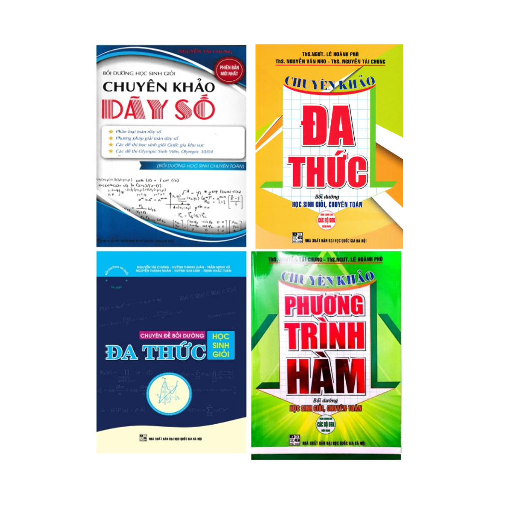 หนังสือ - Combo Topics สําหรับท่องนักเรียนดีใน Polynomials (KV) + Number Range (KV) + Equation Monog