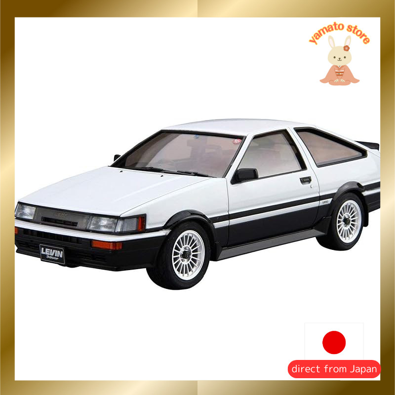 Aoshima Bunkyodo 1/24 The Model Car Series No. 17 Toyota AE86 Corolla Levin GT-APEX 1985 Plastic Mod