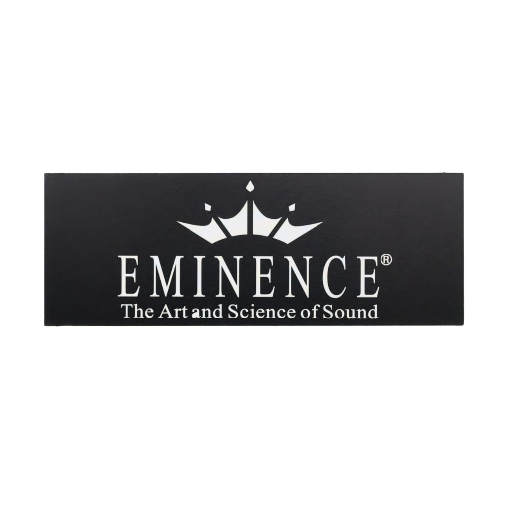 EMINENCE Speaker Custom Made Logo Badge Aluminium 106mm(4.17")X39mm(1.54")