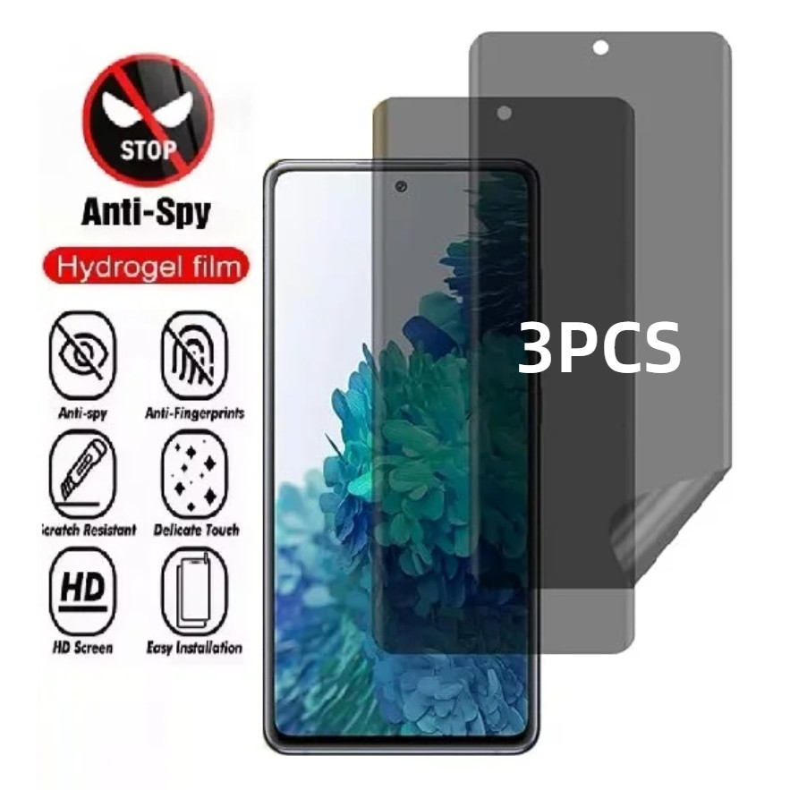 3 ชิ้น Anti-Spy Hydrogel ฟิล์มสําหรับ Oukitel WP36 WP35 WP200 P1 C60 C59 C58 C57s C57 C53 C1 Pro S ค
