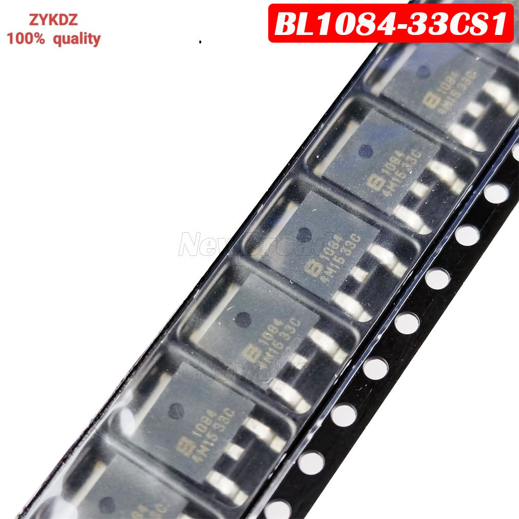 5PCS ใหม่ BL1084-33CS1 Mark 1084 G1084-33 3.3V 5A TO-263-3 Low Dropout Linear Regulator LDO SMD