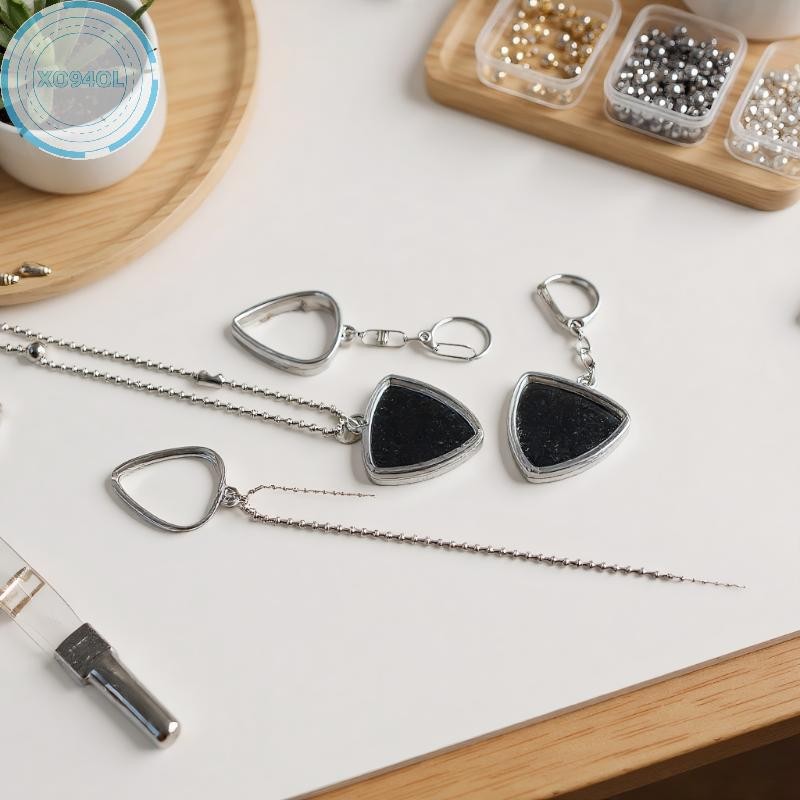 Xo94ol Guitarists Storage Guitar Pick Collection Box Clear Holder Keyring Bag Heart Shaped Picks Siz