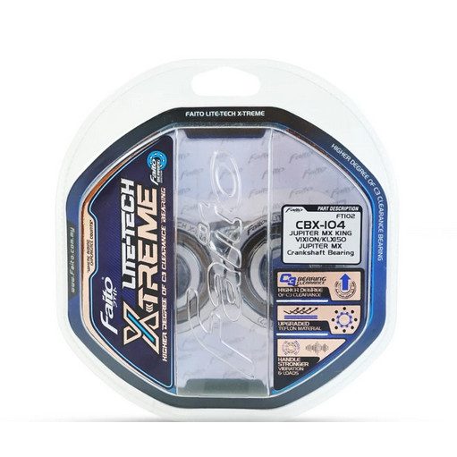 FAITO CRANKSHAFT CRANK SHAFT BEARING [ C3 BEARING ] * ชุด 2 ชิ้น * LC135 V1-V8 Y15 Y16 KLX150 SRL115