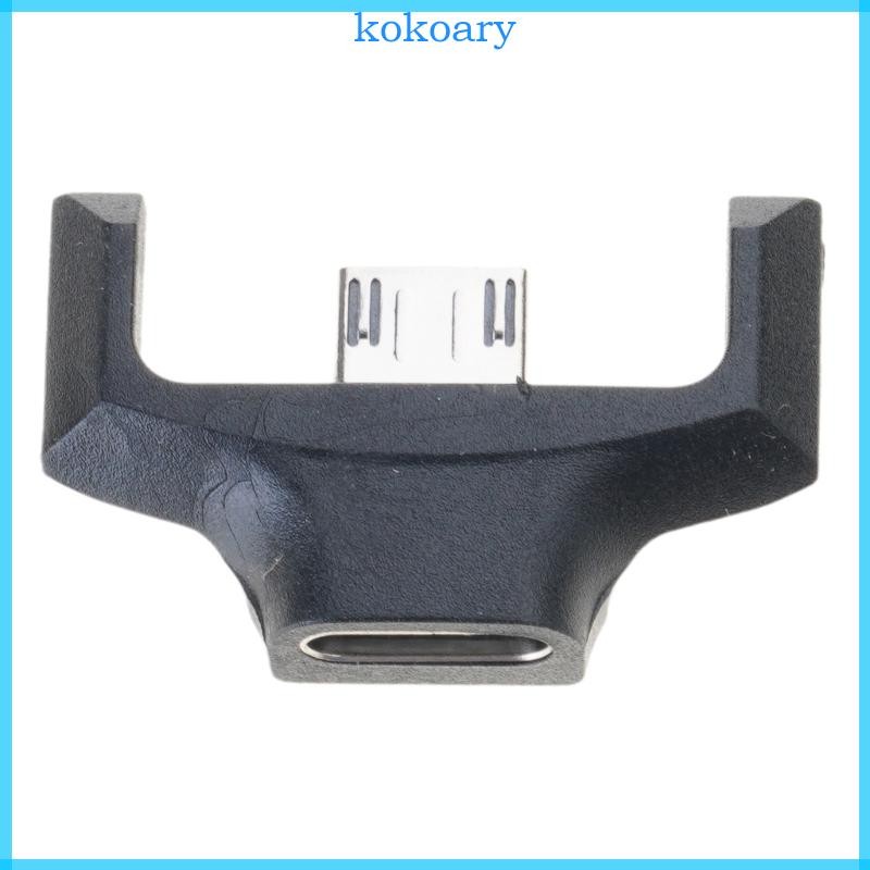 KOK เมาส์สําหรับเล่นเกม Micros USB เป็นตัวแปลง USB C อะไหล่สําหรับ G900 G903 รุ่นความทนทานโลหะพลาสติ