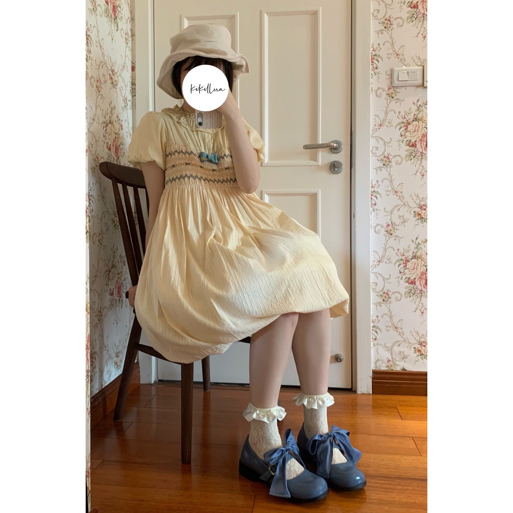 ที่คาดผมปลอมคลิปด้านข้างสไตล์lolitaจากMedee Original พร้อมสต็อก