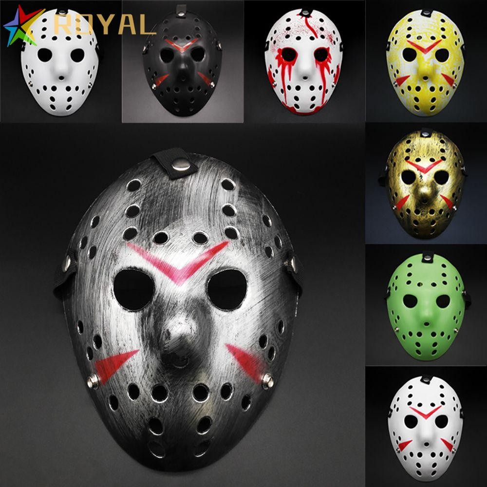 ROYAL Masquerade Mask Jason Voorhees เทศกาลสยองขวัญ Party Supplies หน้ากากฮาโลวีน Carnival Party Eye