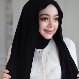 รุ่น Alicia ฮิญาบสวมสำเร็จผ้ายืดเรย่อน