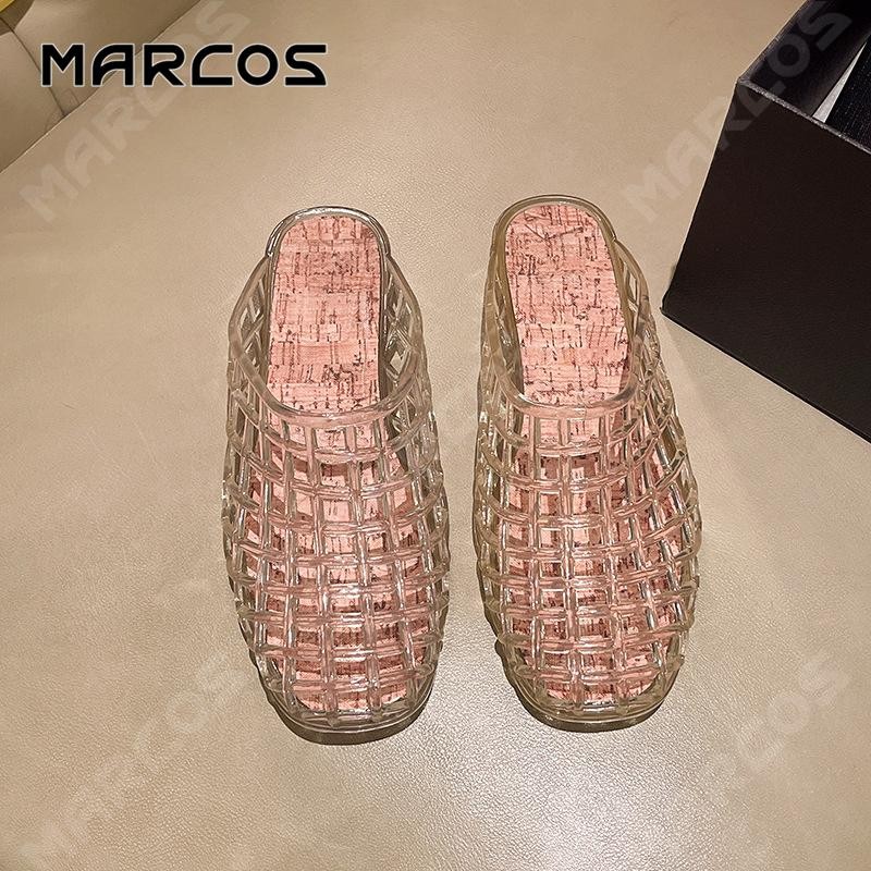 MARCOS รองเท้าแตะสำหรับผู้หญิง ดีไซน์เจาะรู รีจิลลี่ ระบายอากาศ ใส่สบาย กันน้ำ กันลื่น 2026 #06
