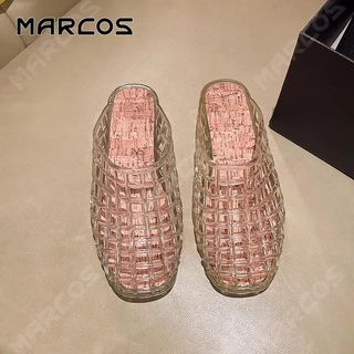 MARCOS รองเท้าแตะสำหรับผู้หญิง ดีไซน์เจาะรู รีจิลลี่ ระบายอากาศ ใส่สบาย กันน้ำ กันลื่น 2026 #06