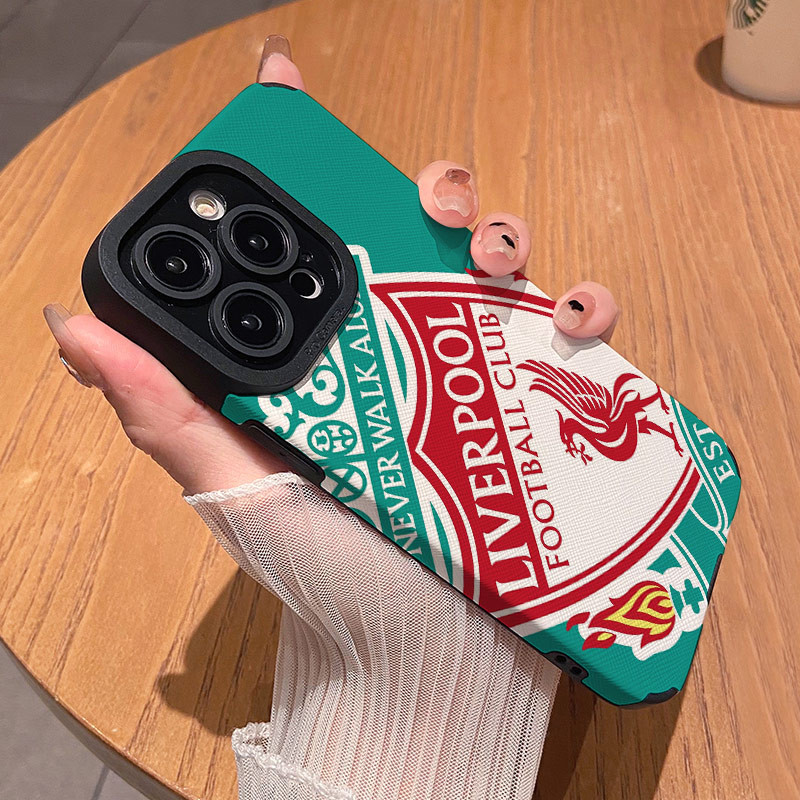 โลโก้ทีมลิเวอร์พูลฟุตบอลเหมาะสําหรับ Apple 16/15promax เคสโทรศัพท์ซิลิโคน 13 รวมทุกอย่าง 12 ชุด 17 ผู้ชายผู้หญิง 14pro สไตล์ใหม่กันกระแทก xr หญิงบวกความรู้สึกระดับไฮเอนด์ 8 ที่ไม่ซ้ํากัน iPhone16