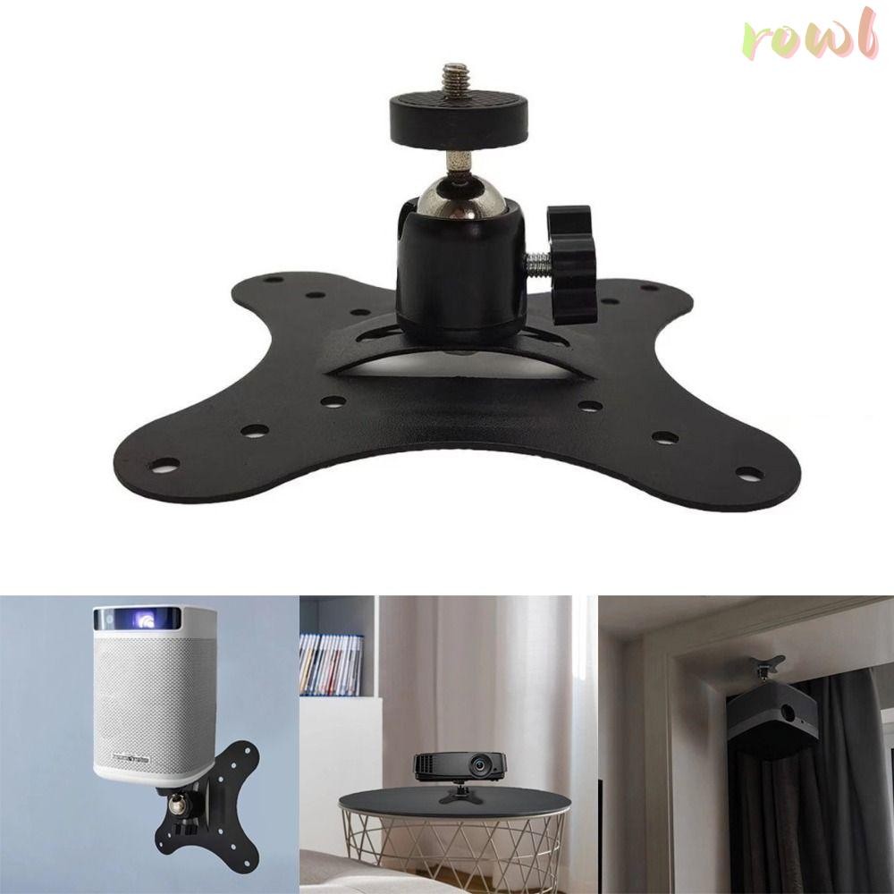 แท่นยึดโปรเจคเตอร์แบบติดตั้ง ร็อกล์ พร้อมสกรู 1/4 นิ้ว 360° โปรเจคเตอร์ติดผนังติดเพดานแบบหมุนได้, ขา
