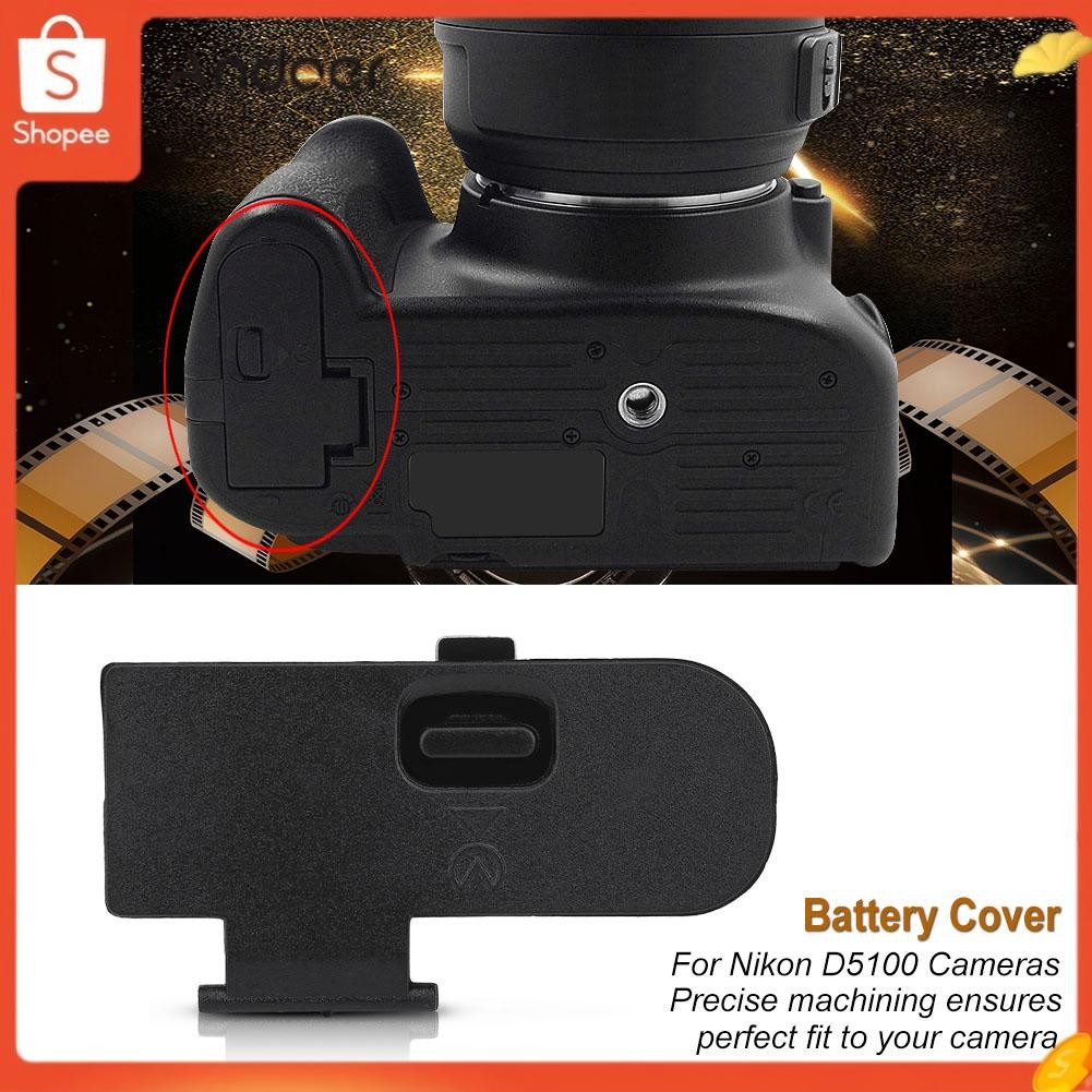Andoer Andoer D5100 กล้องแบตเตอรี่ฝาปิดฝาครอบเปลี่ยนสำหรับชิ้นส่วนทนทานช่างภาพ