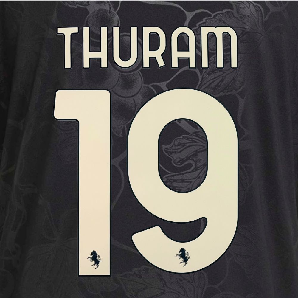 อย่างเป็นทางการ THURAM 19 Juventus FC 3rd 2025-26 PRINT