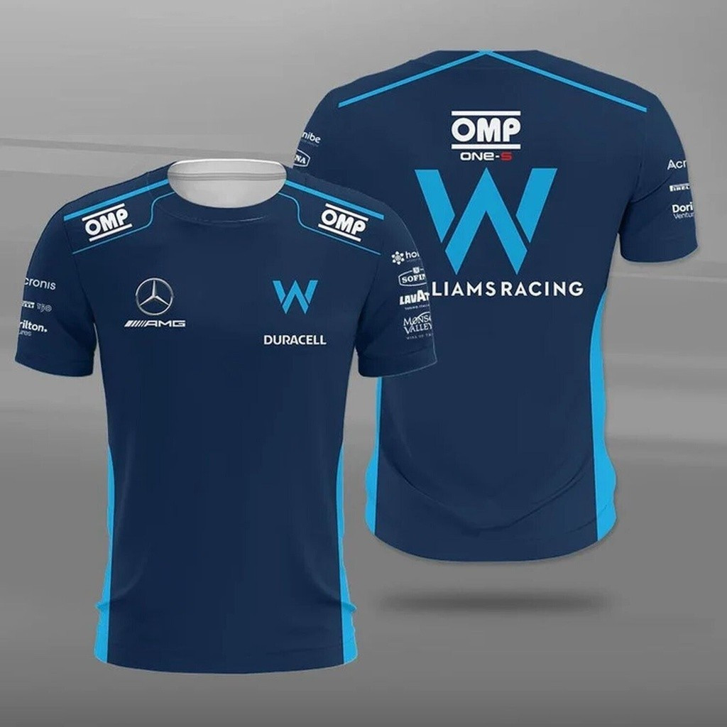 เสื้อยืดFormula 1 Williams ทำจาก polyester
