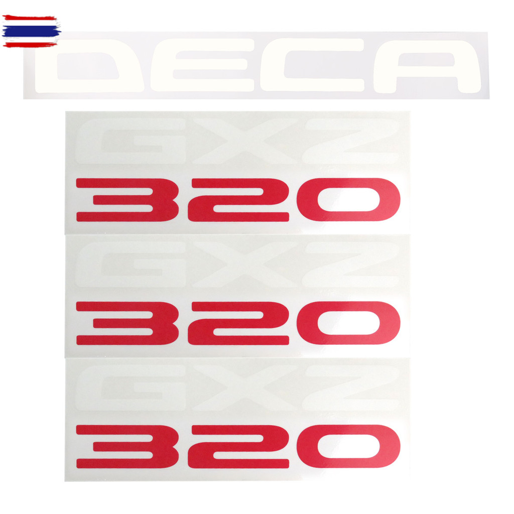 OEM สติกเกอร์แผงหน้า DECA รง.  GXZ320