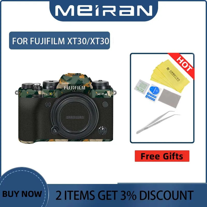 Anti-Scratch สําหรับ Fujifilm XT30 XT30II กล้อง Body Wrap ฟิล์มป้องกันฟิล์ม XT30/XT30II กล้องสติกเกอ