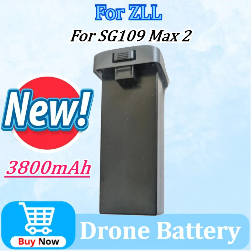 7.4V 3800mAh Drone แบตเตอรี่สําหรับ ZLL SG109 Max 2 เปลี่ยนแบตเตอรี่อุปกรณ์เสริมชิ้นส่วนที่มีประสิทธ