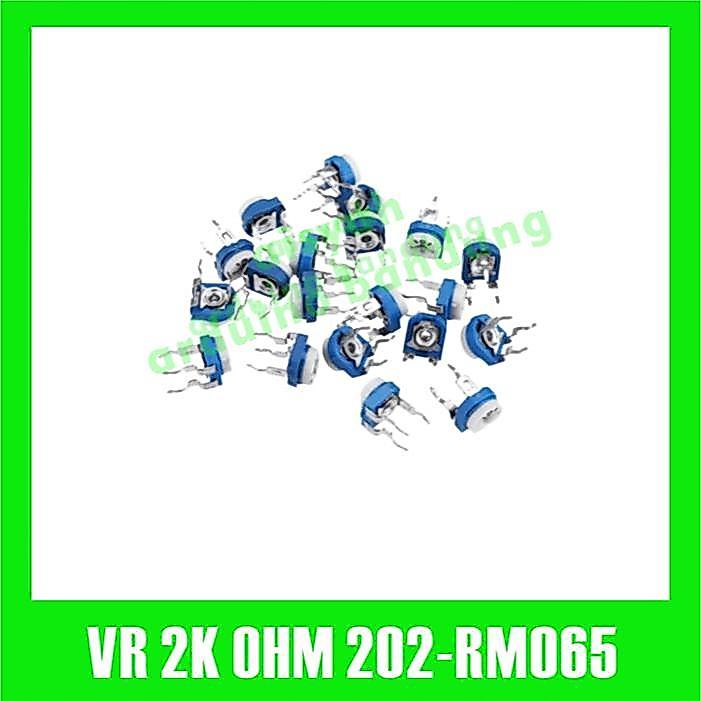 VR 2K OHM 202 RM065 VARIABLE RESISTOR TRIMPOT VR TRIMMER RM 065-202